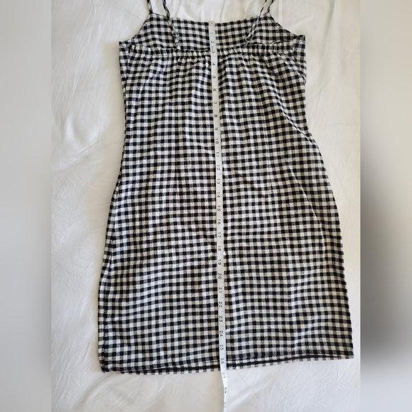 GINGHAM MINI DRESS - Picture 4 of 4